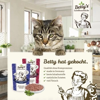Betty's Landhausküche Frischebeutel Mit Truthahn 12 X 100g Für Katze 7 Betty's Landhausküche Frischebeutel Mit Truthahn 12 X 100g Für Katze – Bild 5