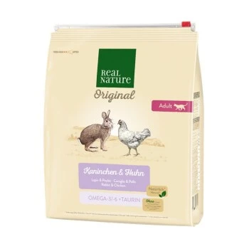 REAL NATURE Original Adult 2kg Kaninchen & Huhn 3 REAL NATURE Original Adult 2kg Kaninchen & Huhn